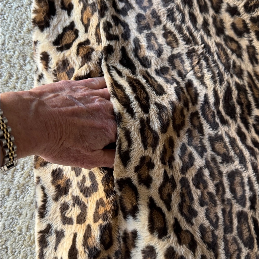 Vintage Faux fur swing coat - Picture 11 of 11